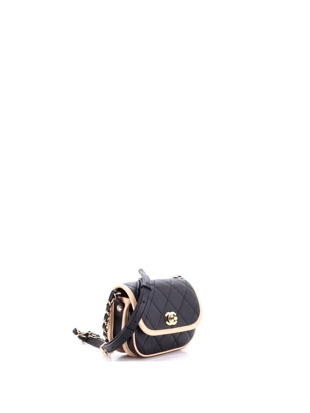 Chanel Cc Round Flap Messenger Bag #321061C48B